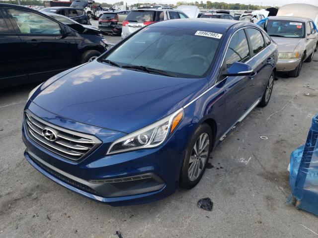 Photo 2 from auction – 2015 HYUNDAI SONATA SPO with VIN 5NPE34AF4FH103392