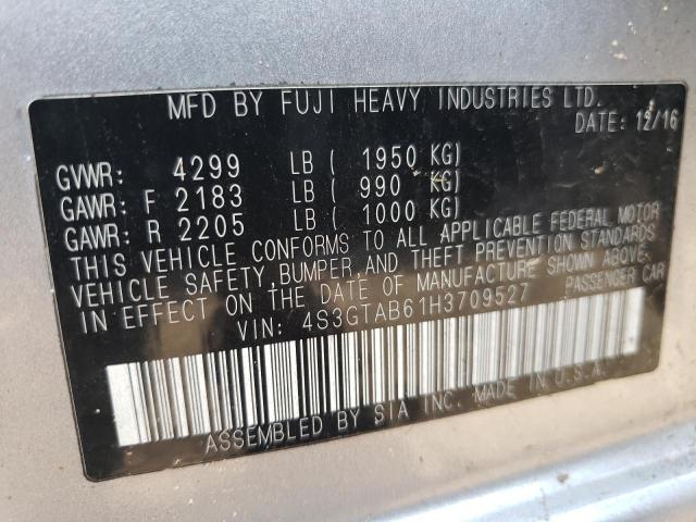 Photo 10 from auction – 2017 SUBARU IMPREZA PR with VIN 4S3GTAB61H3709527
