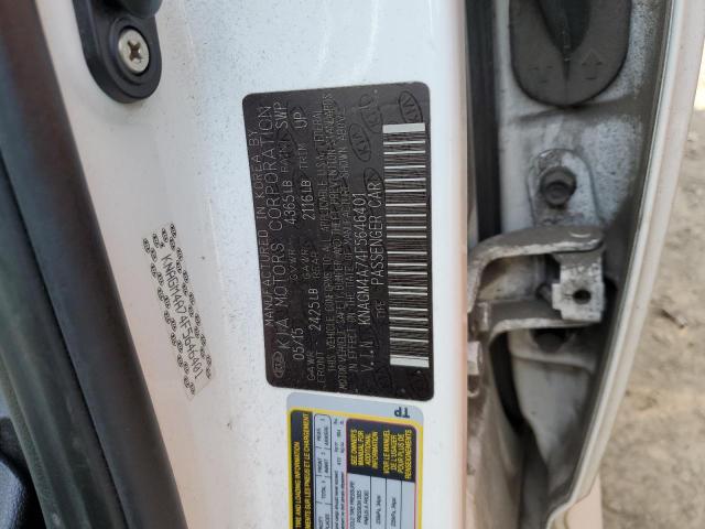 Photo 10 from auction – 2015 KIA OPTIMA LX with VIN KNAGM4A74F5646401