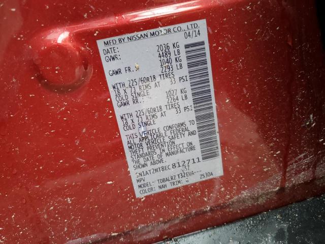 Photo 10 from auction – 2014 NISSAN ROGUE S with VIN 5N1AT2MT8EC812711