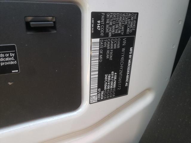 Photo 10 from auction – 2021 MERCEDES-BENZ SPRINTER 2 with VIN W1Y4ECHY2MT065172