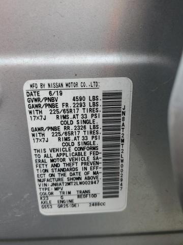 Photo 10 from auction – 2020 NISSAN ROGUE S with VIN JN8AT2MT2LW002947