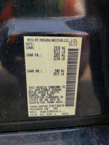 Photo 10 from auction – 2013 NISSAN ALTIMA 2.5 with VIN 1N4AL3AP5DC287869
