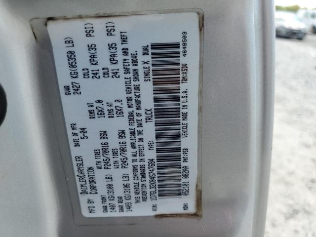 Photo 10 from auction – 2004 DODGE DAKOTA SPO with VIN 1D7GL32K04S747684
