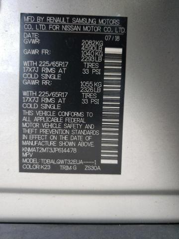 Zdjęcie 10 z aukcji – 2018 NISSAN ROGUE S z VIN KNMAT2MT3JP614478