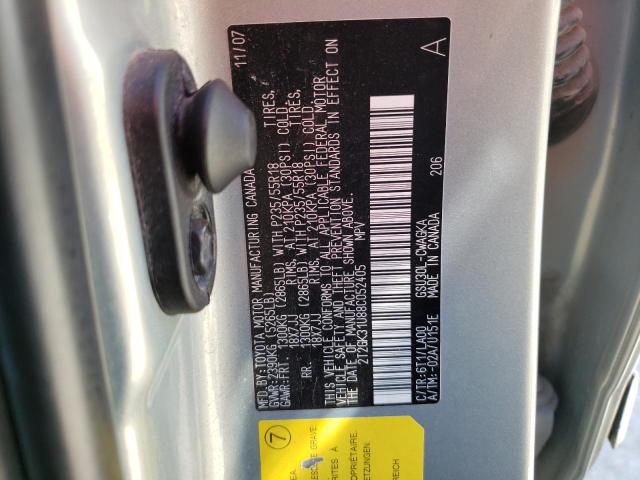 Photo 10 from auction – 2008 LEXUS RX 350 with VIN 2T2GK31U88C052405