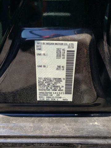 Photo 10 from auction – 2017 NISSAN ALTIMA 2.5 with VIN 1N4AL3AP3HC141525