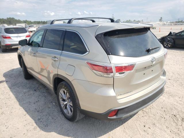 Photo 3 from auction – 2014 TOYOTA HIGHLANDER with VIN 5TDKKRFH7ES038169