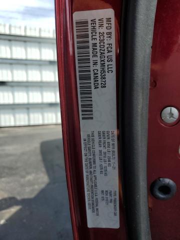 Photo 10 from auction – 2021 DODGE CHALLENGER with VIN 2C3CDZAGXMH538728