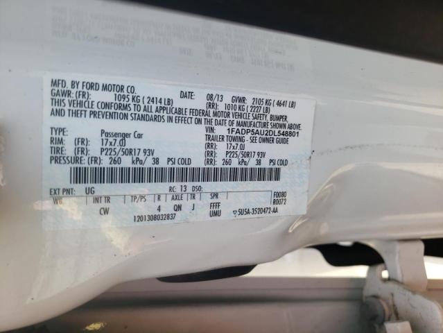 Photo 10 from auction – 2013 FORD C-MAX SE with VIN 1FADP5AU2DL548801