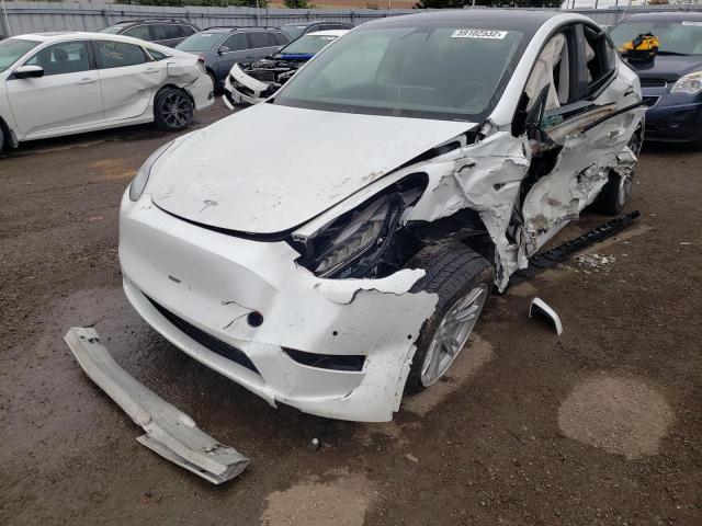 Photo 2 from auction – 2021 TESLA MODEL Y with VIN 5YJYGDEE4MF067315