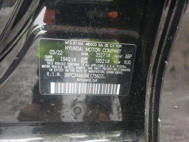 Photo 10 from auction – 2021 HYUNDAI ACCENT with VIN 3KPC24A60NE175607