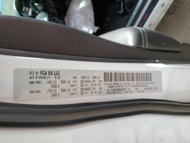 Photo 10 from auction – 2016 DODGE DURANGO CI with VIN 1C4RDHEG9GC481472