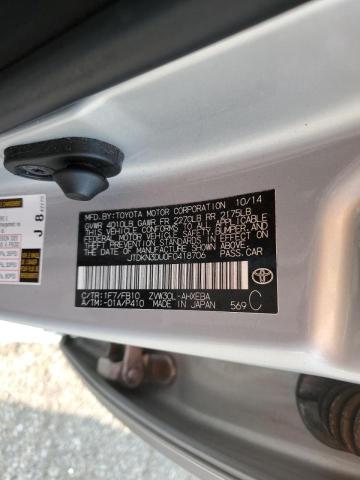 Photo 10 from auction – 2015 TOYOTA PRIUS with VIN JTDKN3DU0F0418706