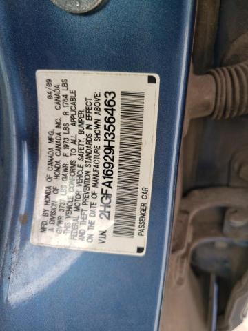 Photo 10 from auction – 2009 HONDA CIVIC EXL with VIN 2HGFA16929H356463