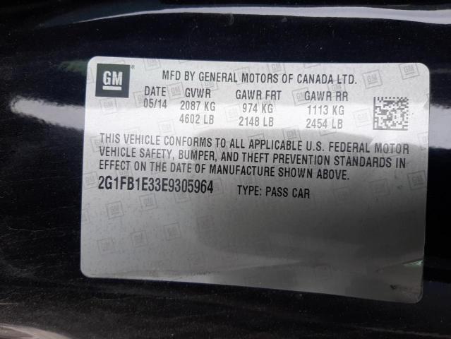 Foto 10 de la subasta – 2014 CHEVROLET CAMARO LT con VIN 2G1FB1E33E9305964
