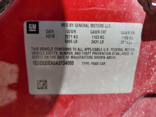 Photo 10 from auction – 2010 CADILLAC STS with VIN 1G6DU6EA8A0134088