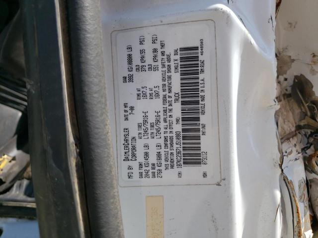 Photo 10 from auction – 2001 DODGE RAM 2500 with VIN 1B7KC23671J510983