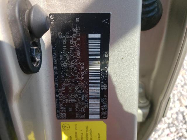 Photo 10 from auction – 2005 LEXUS RX 330 with VIN 2T2HA31U65C071845