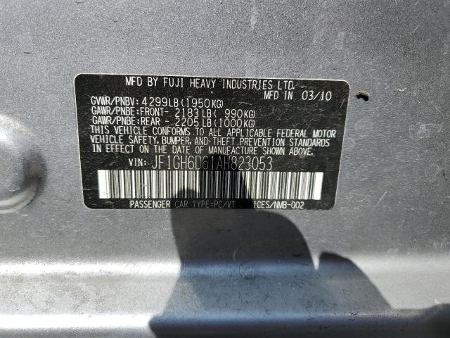 Photo 10 from auction – 2010 SUBARU IMPREZA OU with VIN JF1GH6D61AH823053