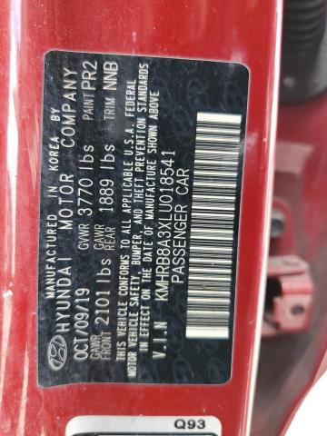 Photo 10 from auction – 2020 HYUNDAI VENUE SE with VIN KMHRB8A3XLU018541