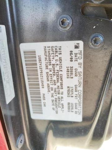Photo 10 from auction – 2001 SATURN SC2 with VIN 1G8ZY12791Z115459