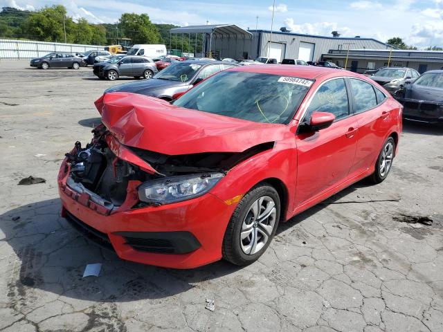 Photo 2 from auction – 2018 HONDA CIVIC LX with VIN 2HGFC2F50JH551897
