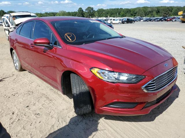 FORD FUSION SE 2017 with VIN 3FA6P0H70HR205763 - Photo from auction