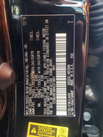 Photo 10 from auction – 2017 TOYOTA HIGHLANDER with VIN 5TDDZRFH6HS371861