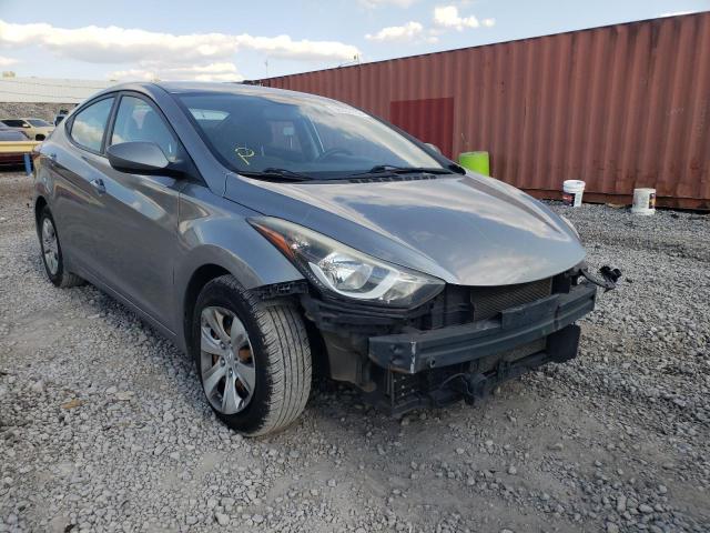 HYUNDAI ELANTRA SE 2016 with VIN KMHDH4AE1GU511193 - Photo from auction