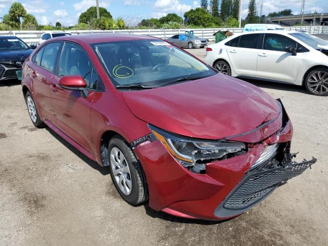 TOYOTA COROLLA LE 2022 with VIN JTDEPMAE0NJ211493 - Photo from auction