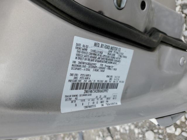 Photo 10 from auction – 2008 MERCURY GRAND MARQ with VIN 2MEFM75V28X603992