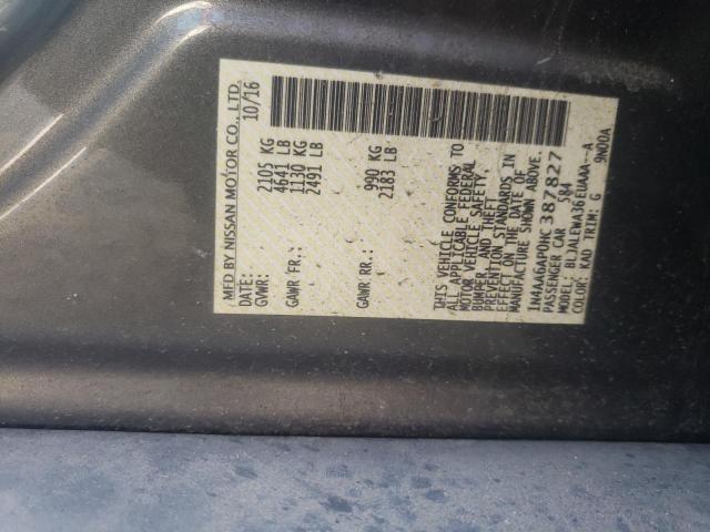 Photo 10 from auction – 2017 NISSAN MAXIMA 3.5 with VIN 1N4AA6AP0HC387827
