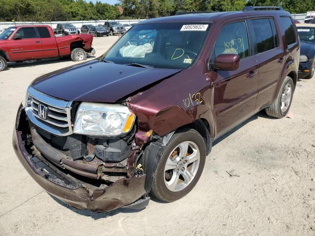 Photo 2 from auction – 2013 HONDA PILOT EXL with VIN 5FNYF4H5XDB042675