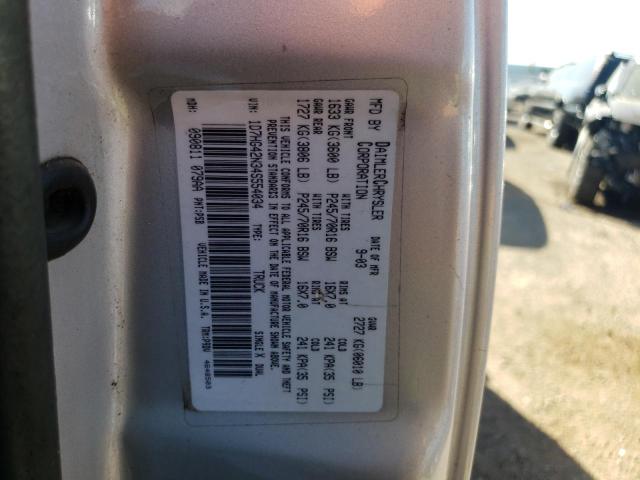 Photo 10 from auction – 2004 DODGE DAKOTA SLT with VIN 1D7HG42N34S554034