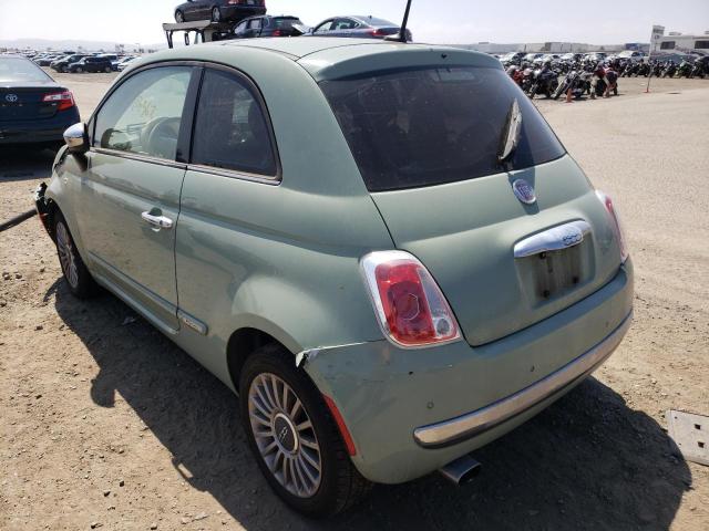 Photo 3 from auction – 2012 FIAT 500 LOUNGE with VIN 3C3CFFCR8CT303953