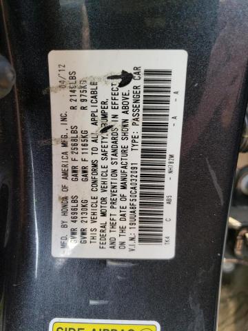 Photo 10 from auction – 2012 ACURA TL with VIN 19UUA8F50CA032091