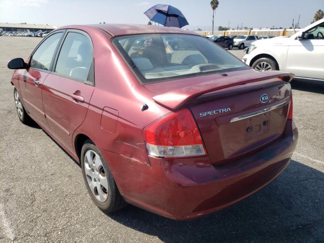 Photo 3 from auction – 2007 KIA SPECTRA EX with VIN KNAFE122075428192
