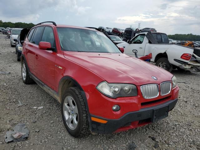 BMW X3 3.0SI 2007 with VIN WBXPC93477WF25403 - Photo from auction