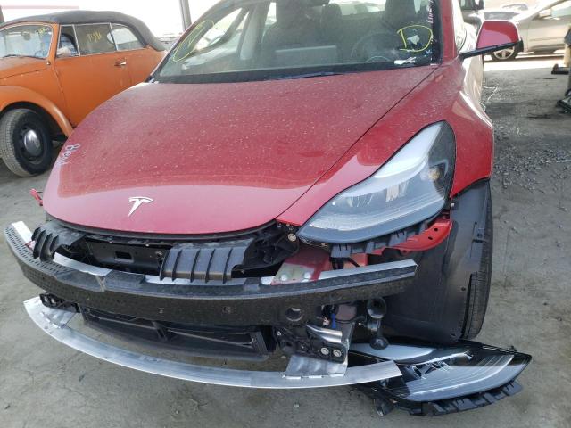 Photo 9 from auction – 2022 TESLA MODEL 3 with VIN 5YJ3E1EA7NF184903
