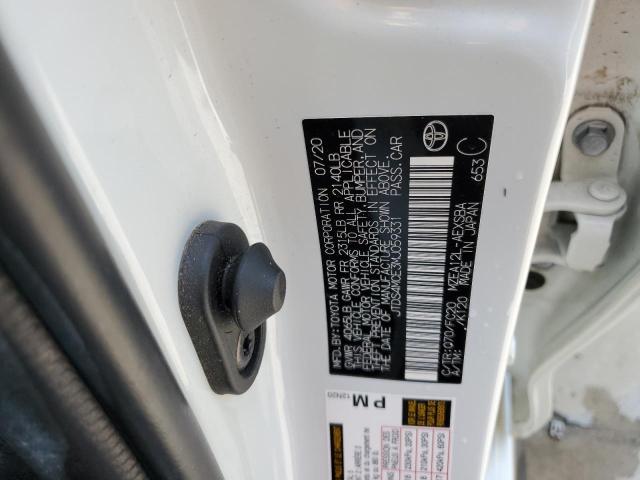 Photo 10 from auction – 2021 TOYOTA COROLLA SE with VIN JTDS4MCE3MJ059331