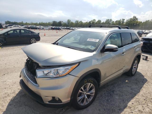 Photo 2 from auction – 2014 TOYOTA HIGHLANDER with VIN 5TDKKRFH7ES038169
