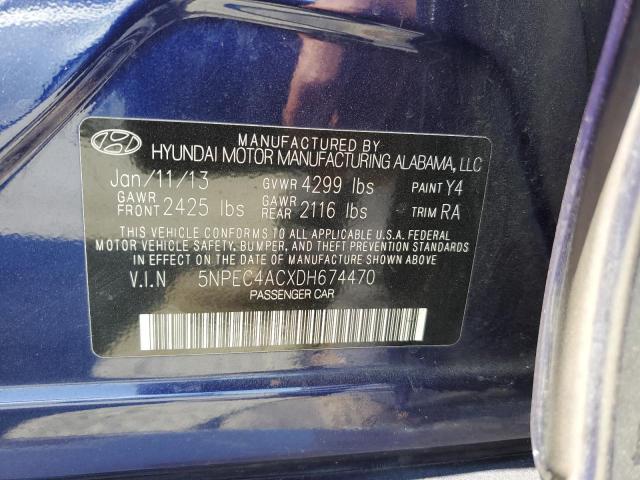 Photo 10 from auction – 2013 HYUNDAI SONATA SE with VIN 5NPEC4ACXDH674470