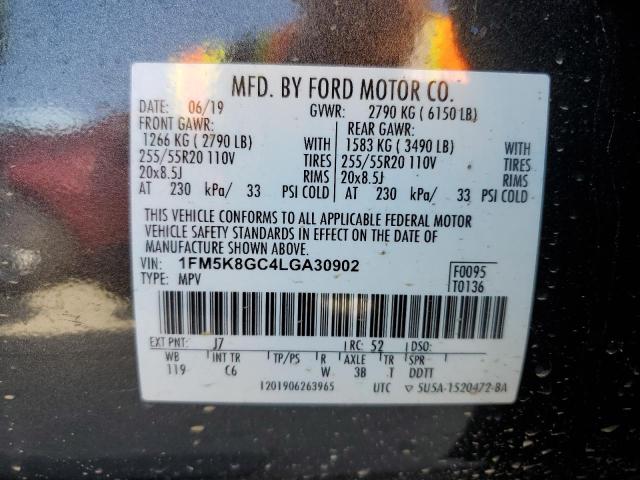 Photo 10 from auction – 2020 FORD EXPLORER S with VIN 1FM5K8GC4LGA30902