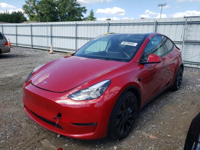 Photo 2 from auction – 2022 TESLA MODEL Y with VIN 7SAYGDEF2NF467371