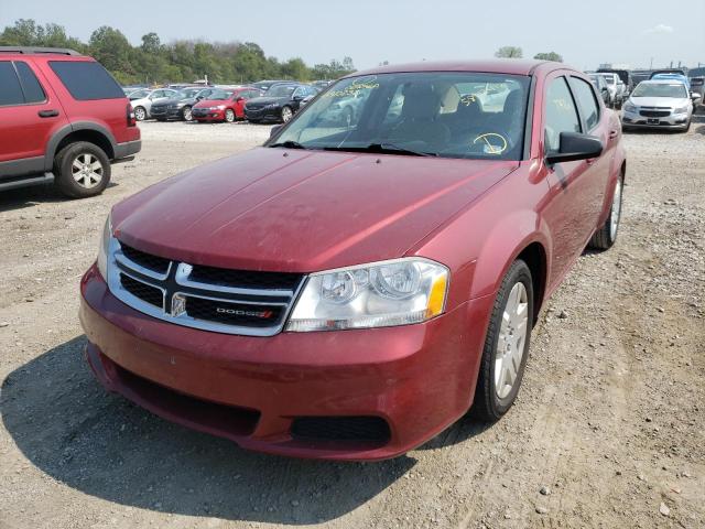 Photo 2 from auction – 2014 DODGE AVENGER SE with VIN 1C3CDZAB5EN196103