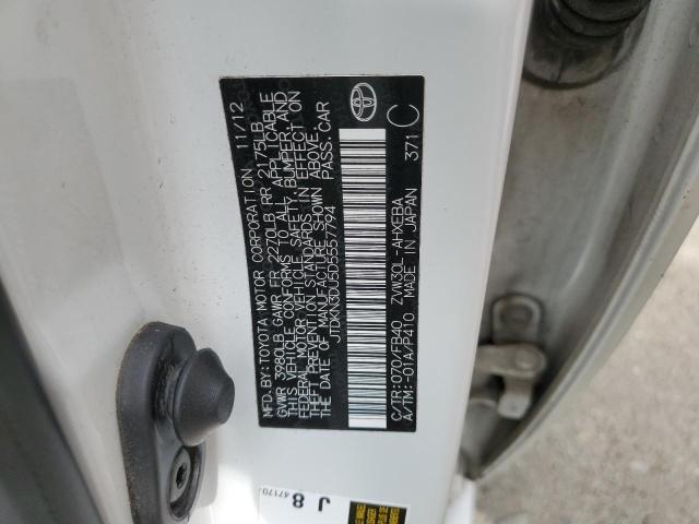 Photo 10 from auction – 2013 TOYOTA PRIUS with VIN JTDKN3DU5D5557794