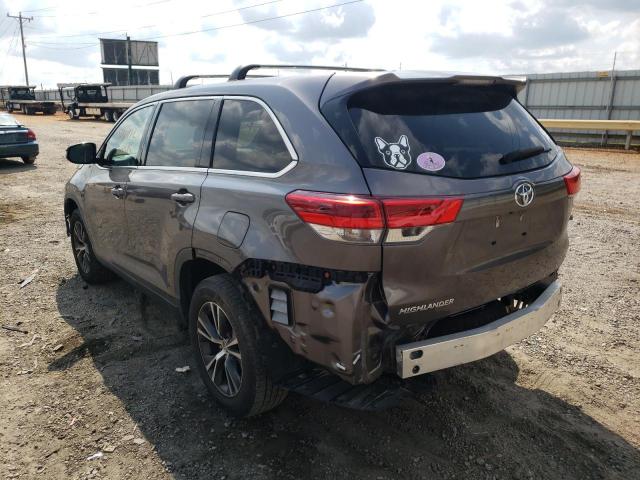 Photo 3 from auction – 2019 TOYOTA HIGHLANDER with VIN 5TDZZRFH7KS331625