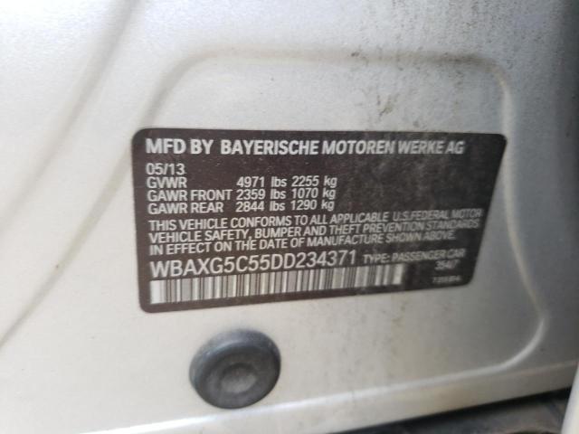 Photo 10 from auction – 2013 BMW 528 I with VIN WBAXG5C55DD234371