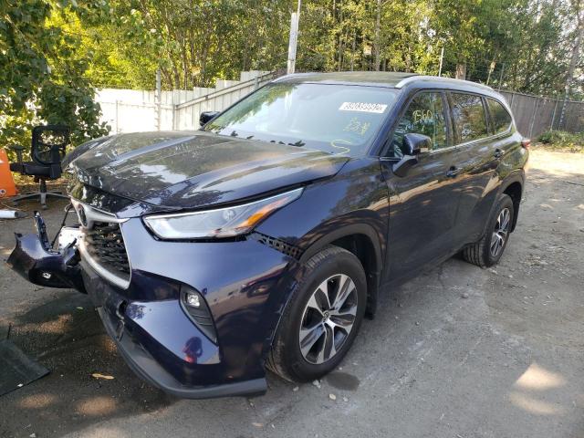 Photo 2 from auction – 2022 TOYOTA HIGHLANDER with VIN 5TDGZRBH8NS223113